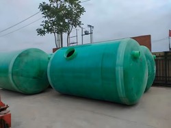 玻璃鋼化糞池 沉淀池隔油池 玻璃鋼化糞池100立方玻璃鋼污水槽